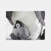 Niedliche Kleintiere | Babemann Penguin Fleecedecke (Vorderseite (Horizontal))