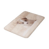 Niedliche Kleintiere | Baby Corgi Badematte (Schrägansicht)