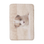 Niedliche Kleintiere | Baby Corgi Badematte (Vorderseite Vertikal)