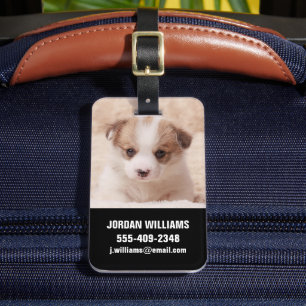Niedliche Kleintiere Baby Corgi Gepäckanhänger