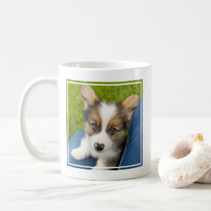 Niedliche Kleintiere Baby Corgi in My Lap Kaffeetasse