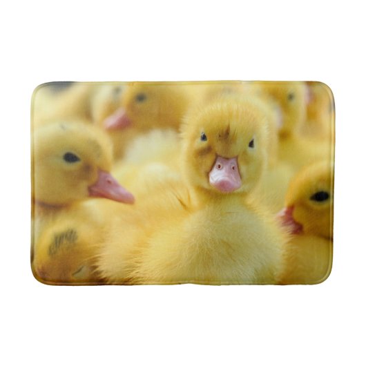 Niedliche Kleintiere | Baby Duck Group Badematte (Vorderseite)