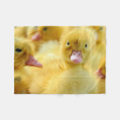 Niedliche Kleintiere | Baby Duck Group Fleecedecke (Vorderseite (Horizontal))