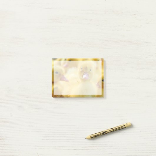 Niedliche Kleintiere | Baby Duck Group Post-it Klebezettel (Auf Schreibtisch)