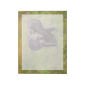 Niedliche Kleintiere | Baby Elephant Kenya Africa Notizblock (Rotiert)