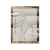 Niedliche Kleintiere | Baby Elephant & Mama Notizblock (Rotiert)