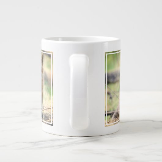 Niedliche Kleintiere | Baby Fox Jumbo-Tasse (Rückseite)