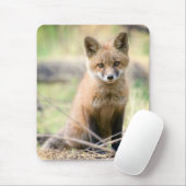 Niedliche Kleintiere | Baby Fox Mousepad (Mit Mouse)