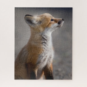 Niedliche Kleintiere   Baby Fox Portrait Puzzle