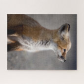 Niedliche Kleintiere | Baby Fox Portrait Puzzle (Horizontal)