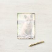 Niedliche Kleintiere | Baby Fox Post-it Klebezettel (Auf Schreibtisch)