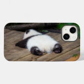 Niedliche Kleintiere | Baby Giant Panda Schlafen Case-Mate iPhone Hülle (Rückseite (Horizontal))
