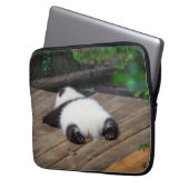 Niedliche Kleintiere | Baby Giant Panda Schlafen Laptopschutzhülle (Vorderseite Links)