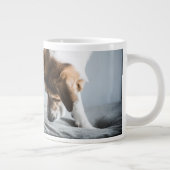 Niedliche Kleintiere | Baby Kitten & Dog Jumbo-Tasse (Rechts)