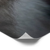 Niedliche Kleintiere | Baby Macaque Monkey & Mothe Poster (Ecke)