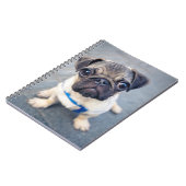 Niedliche Kleintiere | Baby Mops Notizblock (Linke Seite)