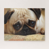 Niedliche Kleintiere | Baby Mops Puppy Puzzle (Horizontal)