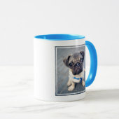 Niedliche Kleintiere | Baby Mops Tasse (VorderseiteRechts)