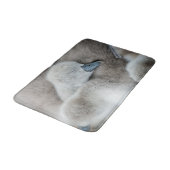 Niedliche Kleintiere | Baby Mute Swan Badematte (Schrägansicht)