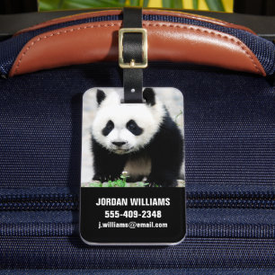Niedliche Kleintiere Baby Panda Bear Gepäckanhänger