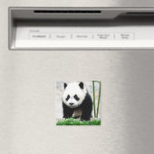 Niedliche Kleintiere | Baby Panda Bear Magnet (In Situ (Geschirrspüler))