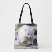 Niedliche Kleintiere | Baby Polar Bear Cube Tasche (Vorderseite)
