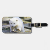 Niedliche Kleintiere | Baby Polar Bear Gepäckanhänger (Vorderseite horizontal)