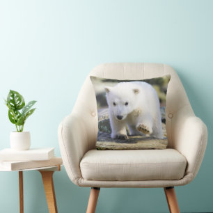 Niedliche Kleintiere Baby Polar Bear Kissen