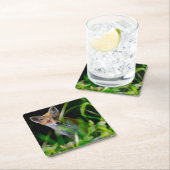 Niedliche Kleintiere | Baby Red Fox Rechteckiger Pappuntersetzer (Vor Ort)