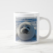 Niedliche Kleintiere | Baby-Siegel Jumbo-Tasse (Rechts)