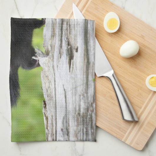 Niedliche Kleintiere | Baby Skunk Geschirrtuch (Viertel Falte)