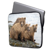 Niedliche Kleintiere | Bären und Kneipen Laptopschutzhülle (Vorderseite Links)