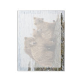 Niedliche Kleintiere | Bären und Kneipen Notizblock (Rotiert)