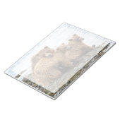 Niedliche Kleintiere | Bären und Kneipen Notizblock (angewinkelt)