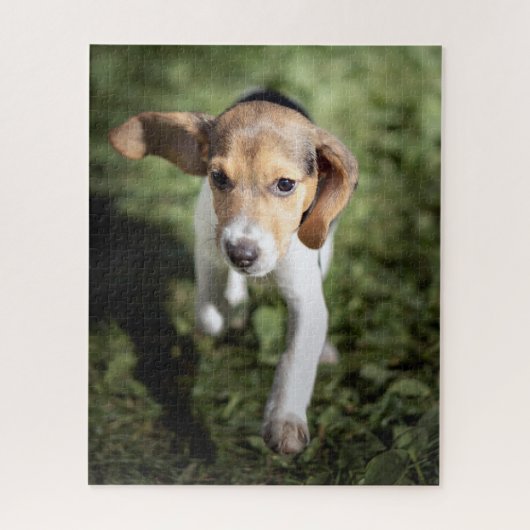 Niedliche Kleintiere | Beagle Welpe Puzzle (Vertikal)