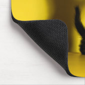 Niedliche Kleintiere | Black Cat Playing Mousepad (Ecke)