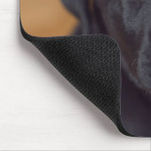 Niedliche Kleintiere | Black Labrador Puppy Mousepad (Ecke)