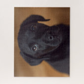 Niedliche Kleintiere | Black Labrador Puppy Puzzle (Vertikal)