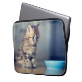 Niedliche Kleintiere | Blaues mit Augen Perserkätz Laptopschutzhülle (Vorderseite Links)