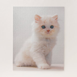 Niedliche Kleintiere Blue Eye Kitten Puzzle