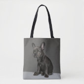 Niedliche Kleintiere | Blue French Bulldog Puppy Tasche (Vorderseite)