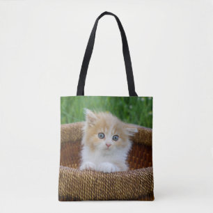Niedliche Kleintiere   Blue Mit Augen Kitten Tasche