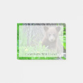 Niedliche Kleintiere | Braunbärenkuppe Post-it Klebezettel (Vorderseite)