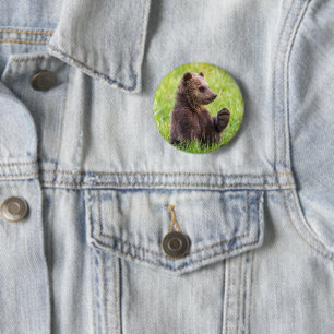 Niedliche Kleintiere   Braune Bärenwölfe Button