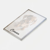 Niedliche Kleintiere | Braune Dackel Welpe Post-it Klebezettel (angewinkelt)