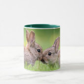 Niedliche Kleintiere | Bunny Kiss Tasse (Zentrum)