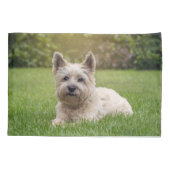 Niedliche Kleintiere | Cairn Terrier Dog Kissenbezug (Rückseite)