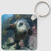 Niedliche Kleintiere | Cape-Fur-Siegel Schlüsselanhänger (Rückseite)