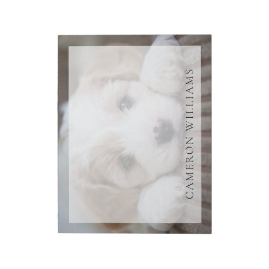 Niedliche Kleintiere | Cavashon Puppy Notizblock (Rotiert)