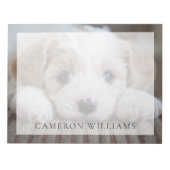 Niedliche Kleintiere | Cavashon Puppy Notizblock (Vorderseite)
